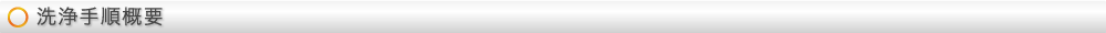 洗浄手順概要